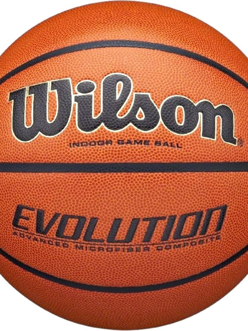 Wilson Evolution Basketball 29.5” Official Indoor Game Ball Black Composite Leat